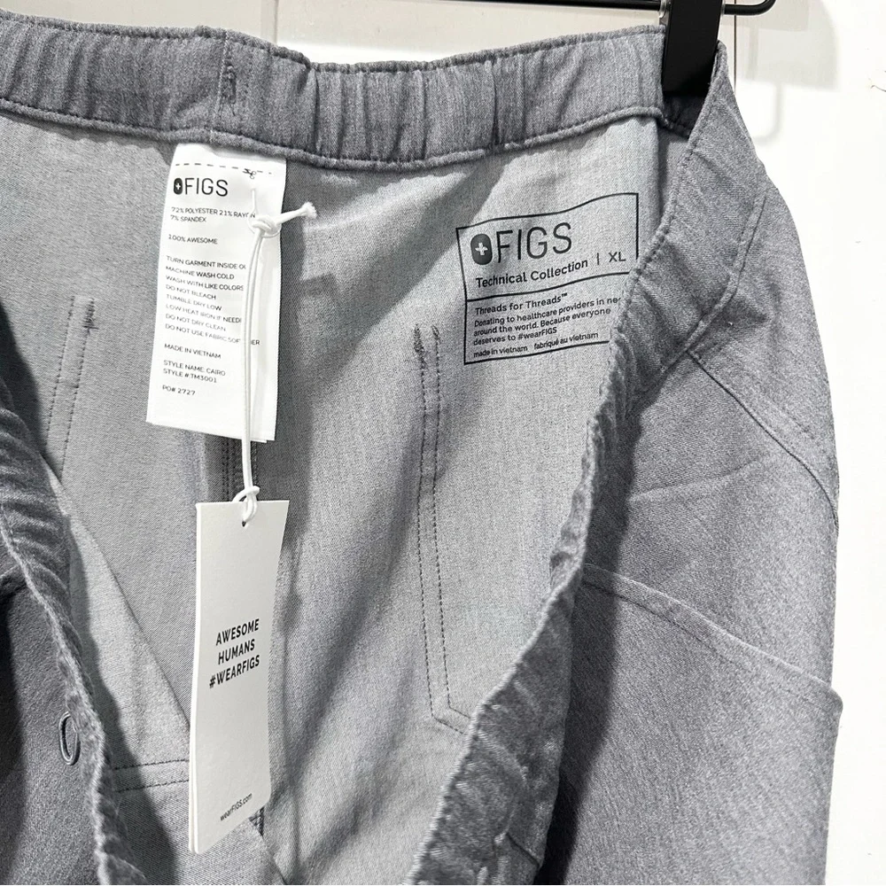 Figs Men’s Cairo Cargo Scrub Pants In Graphite Size XL